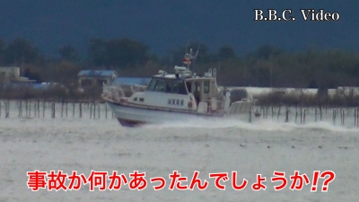 水上警察の警備艇が爆走!! 風が強まりかけでガラ空きの琵琶湖 #今日の琵琶湖（YouTubeムービー 23/03/02）
