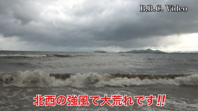 GW明けの琵琶湖は爆風で大荒れ!! 南湖に泥濁りが回ってます #今日の琵琶湖（YouTubeムービー 23/05/08）