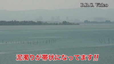 真野浜から眺めた琵琶湖北湖!! 晴天微風の穏やかな夜明けです #今日の琵琶湖（YouTubeムービー 23/05/10）