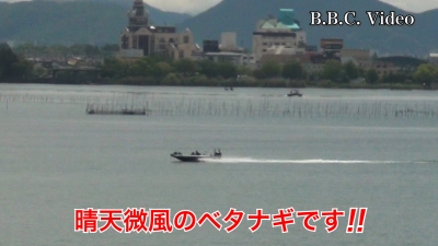 月曜日になったらいい天気!! 琵琶湖南湖はガラ空きです #今日の琵琶湖（YouTubeムービー 23/05/15）