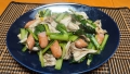 舞茸とソーセージの青菜炒め　20230324