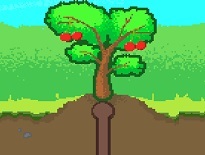 木の根っこを伸ばして養分を集めるアップグレードゲーム【Rerooted】