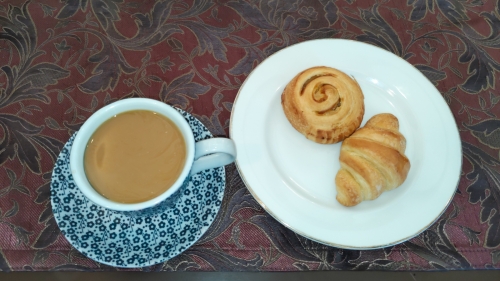 王ヶ頭ホテルの朝食 (パンとコーヒー)