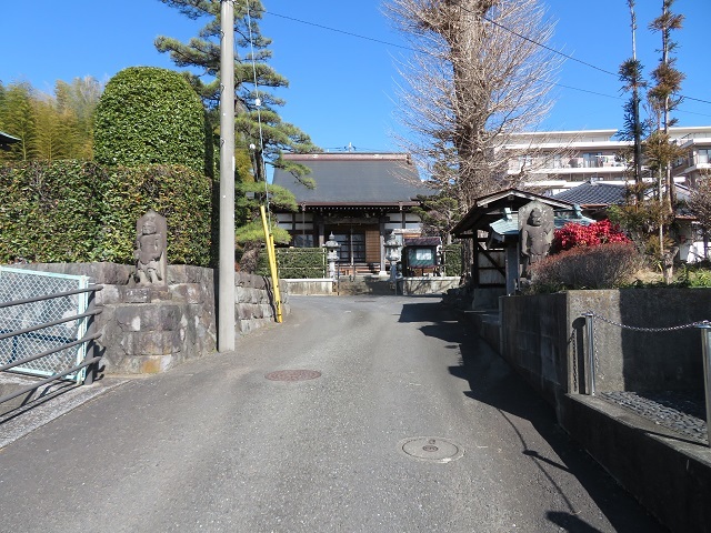 長泉寺の参道１