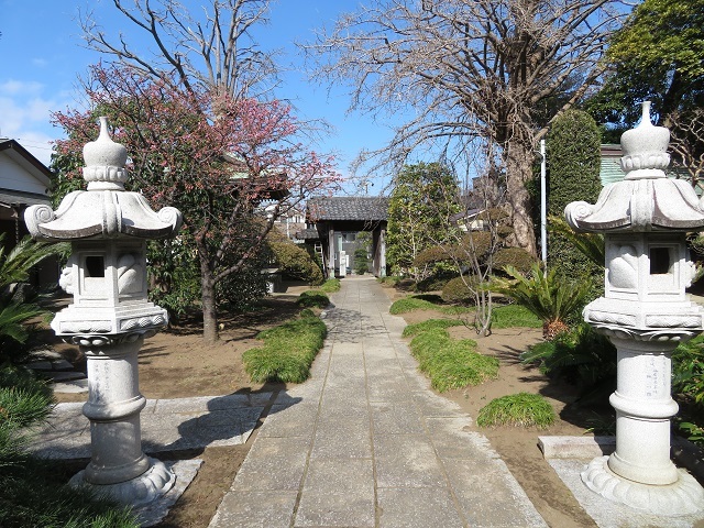 永勝寺の境内１