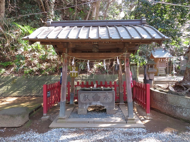 大鋸諏訪神社の境内１