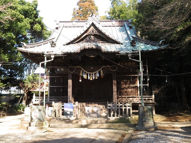 大鋸諏訪神社の社殿１