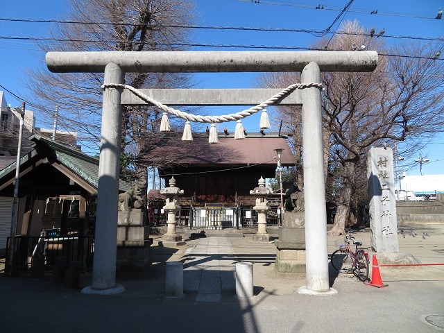 二子神社の鳥居２