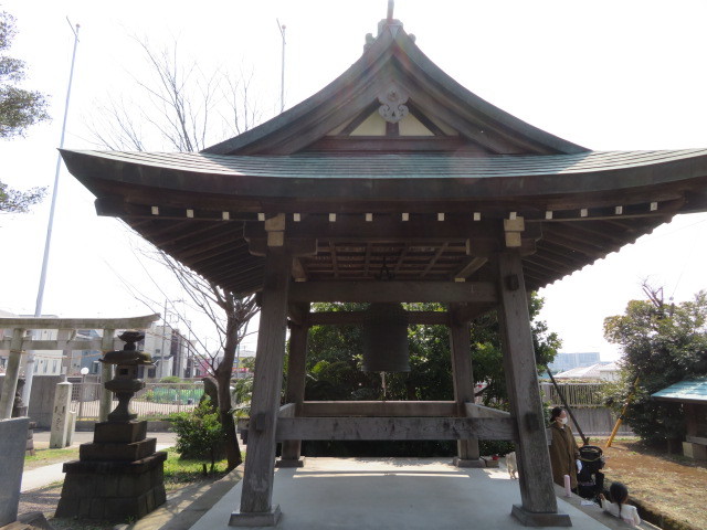 柄沢神社の梵鐘３