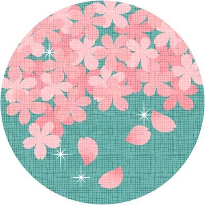 【桜】春の花のイラストアイコン
