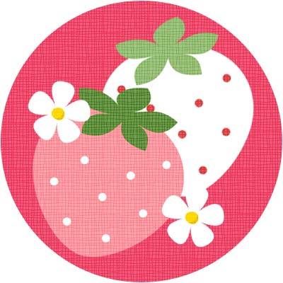 【いちご】春の果物のイラストアイコン