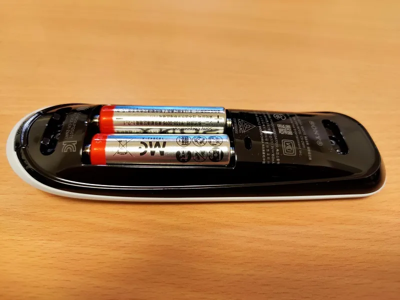 PS5メディアリモコン電池セット